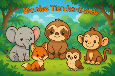 Gruppenbild Nicoles Tierchenbande