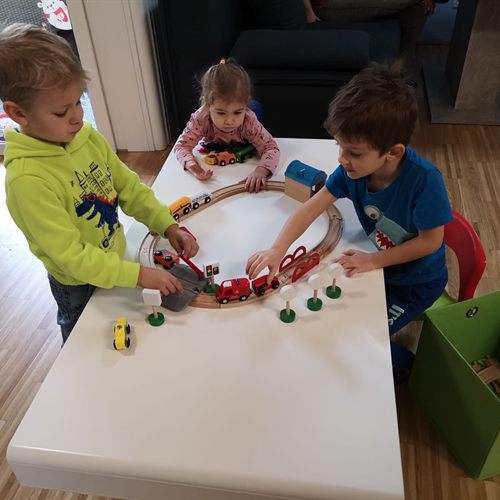 Foto aus dem Betreuungsalltag der Regenbogenbande, 2021